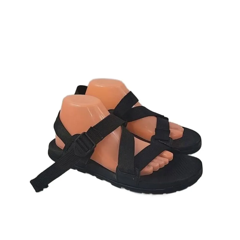 Chaco Lowdown Black Adjustable Strap Men's Outdoor Sandals
